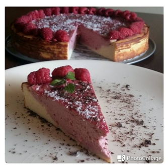 MALINOVO-VANILKOVÝ CHEESECAKE