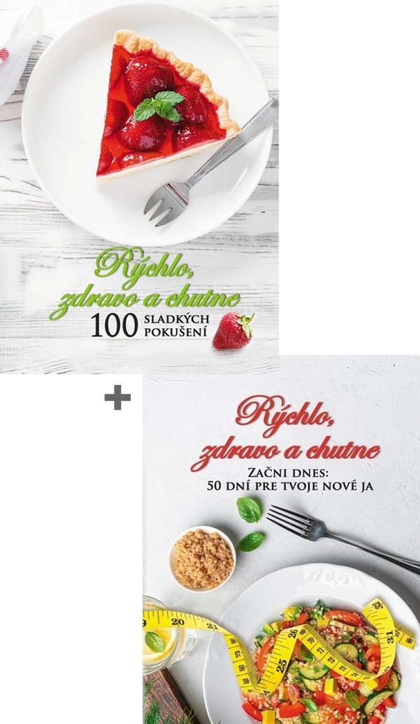 Sada 2 kníh: 50 dní pre tvoje nové ja + 100 sladkých pokušení